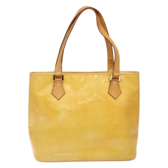 LOUIS VUITTON Monogram Vernis Houston Hand Bag Gris M91053 - Picture 2 of 16